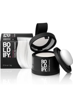 BOLDIFY Hairline Powder Instantly Conceals Hair Loss, Root Touch Up Hair Powder, Hair Toppers for Women & Men, Hair Fibers for Thinning Hair, Root Cover Up, Stain-Proof 48 Hour Formula (White) - pzsku/Z1D10E2DE734836776FE5Z/45/_/1698135544/6c8b1a2b-1f47-4765-9749-f382ed4cdcca