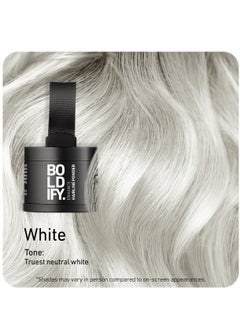 BOLDIFY Hairline Powder Instantly Conceals Hair Loss, Root Touch Up Hair Powder, Hair Toppers for Women & Men, Hair Fibers for Thinning Hair, Root Cover Up, Stain-Proof 48 Hour Formula (White) - pzsku/Z1D10E2DE734836776FE5Z/45/_/1705756692/1a51fc96-7a9e-43dc-a9ff-8282adb06b9f