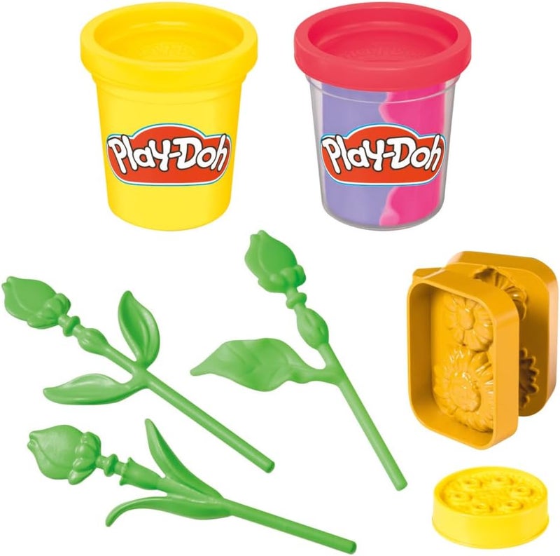 Play-Doh لعبة زهور عباد الشمس والديزي من بلاي دو، مجموعة فنون وحرف للأطفال، هدايا للبنات والأولاد 3+ - Image 2