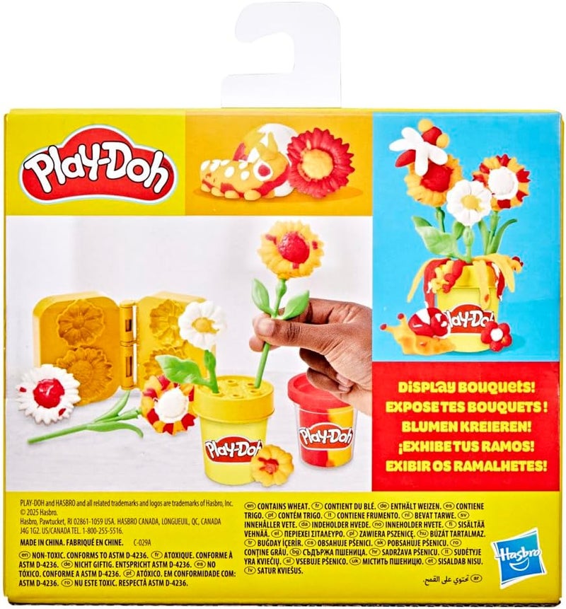 Play-Doh لعبة زهور عباد الشمس والديزي من بلاي دو، مجموعة فنون وحرف للأطفال، هدايا للبنات والأولاد 3+ - Image 4