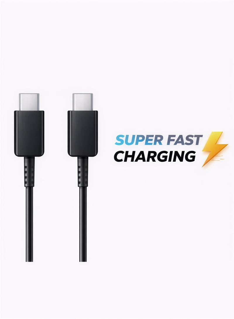 كابل شحن فائق السرعة من نوع USB-C إلى USB-C - كابل PD عالي السرعة من النوع C، متوافق مع أجهزة سامسونج وأجهزة USB-C - Image 1