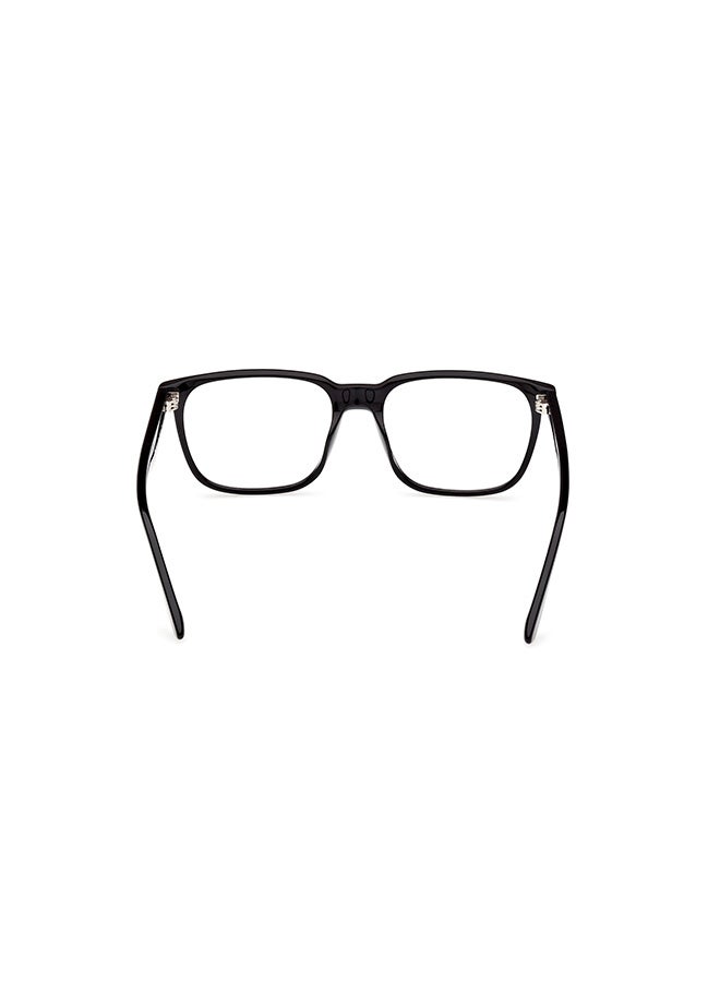 BMW Men's Rectangular Eyeglass Frames Shiny Black BMW BW5063-H00155 55 mm - Image 4