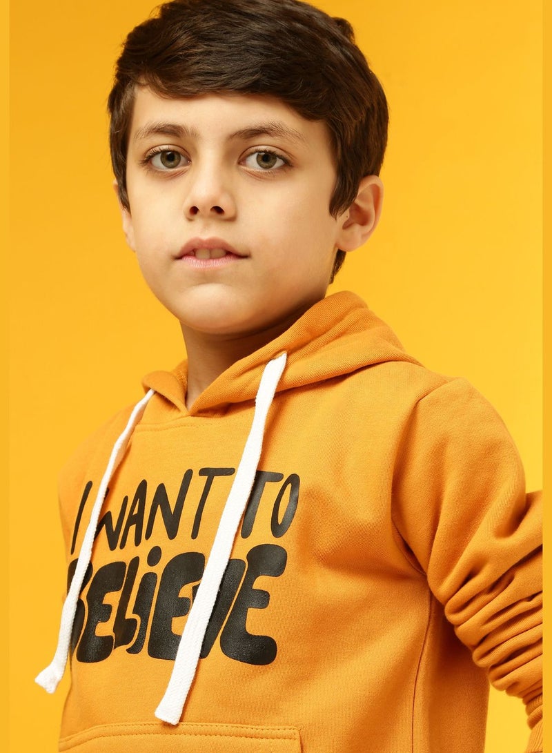Instafab Front Pocket Printed Hoodie - Image 1