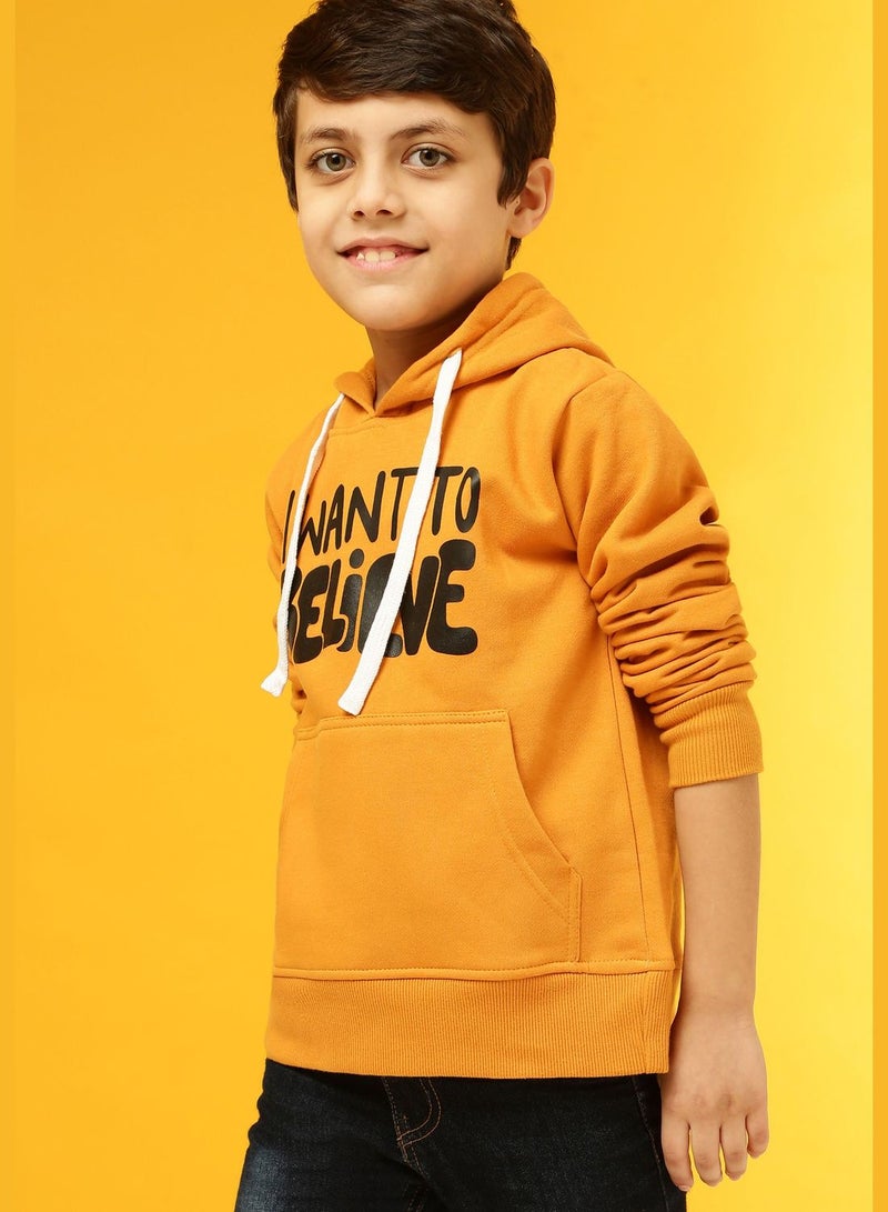 Instafab Front Pocket Printed Hoodie - Image 3