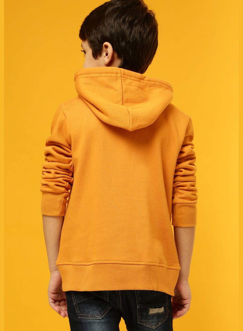 Instafab Front Pocket Printed Hoodie - Image 5