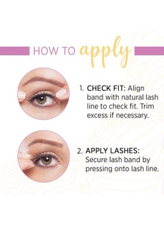 Andrea Redilash Selfadhesive False Lashes 21S 4 Pack  - Image 4