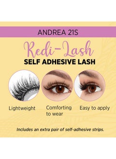 Andrea Redilash Selfadhesive False Lashes 21S 4 Pack  - Image 3