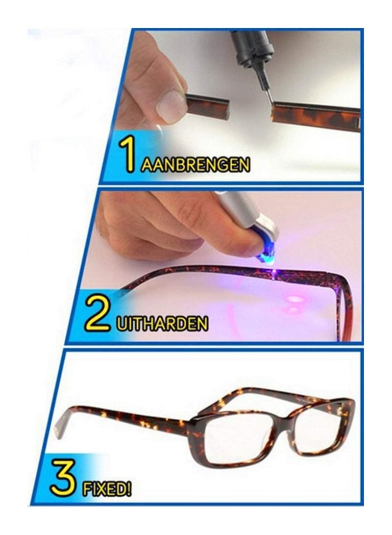 Generic Super Powered Compound Glue Fix Pen Set of 2 to 5 Second Quick Fix Light Plastic Welding Repairs Tool Light Refill Glue for Toys Wood Glass Fabric Repair and Seal  - Image 4