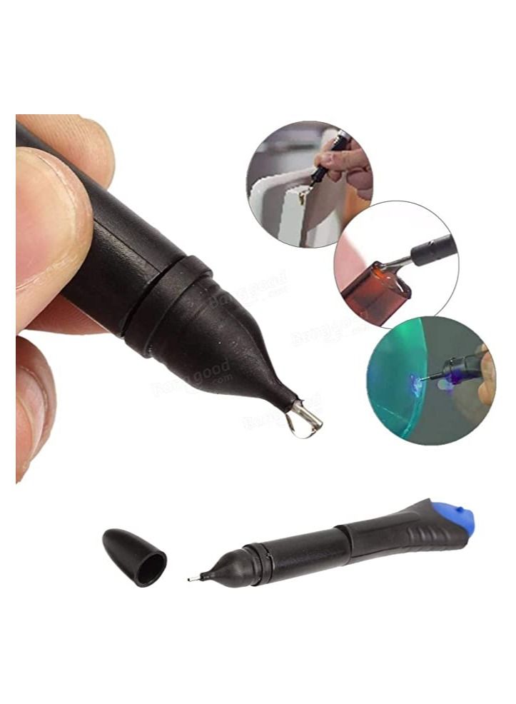 Generic Super Powered Compound Glue Fix Pen Set of 2 to 5 Second Quick Fix Light Plastic Welding Repairs Tool Light Refill Glue for Toys Wood Glass Fabric Repair and Seal  - Image 1