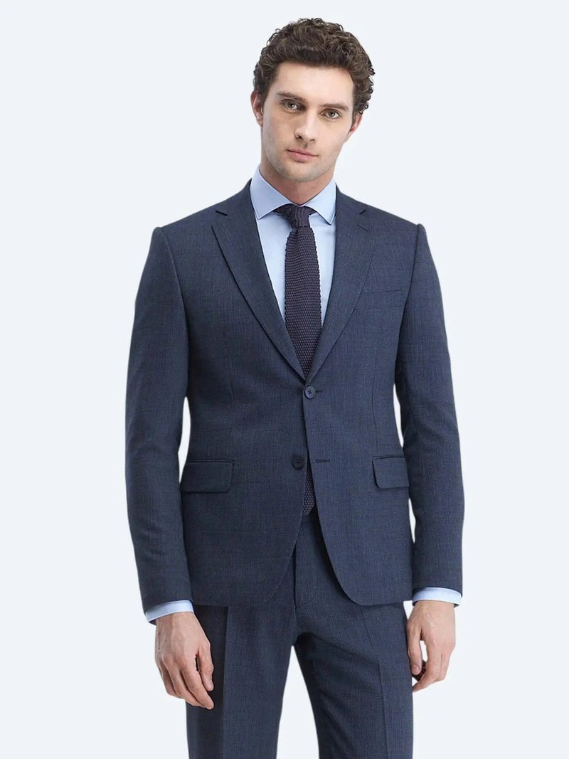 كيب قميص قطني كلاسيكي سادة بلون أزرق فاتح، بقصة عادية - Image 4