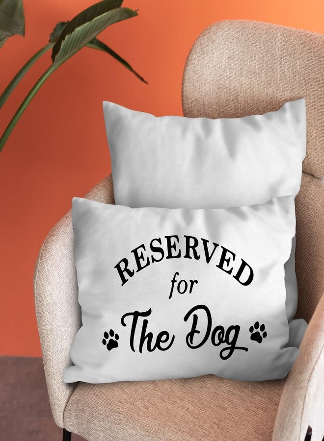 Burosev Funny This is My Spot Dog Paw Soft Reversible Throw Pillow Cover, Reserved for The Dog Decorative Pillowcase, Dog Lover Farmhouse Decor Decorations for Home Bedroom Sofa Room (12 x 20 Inch) - Image 3