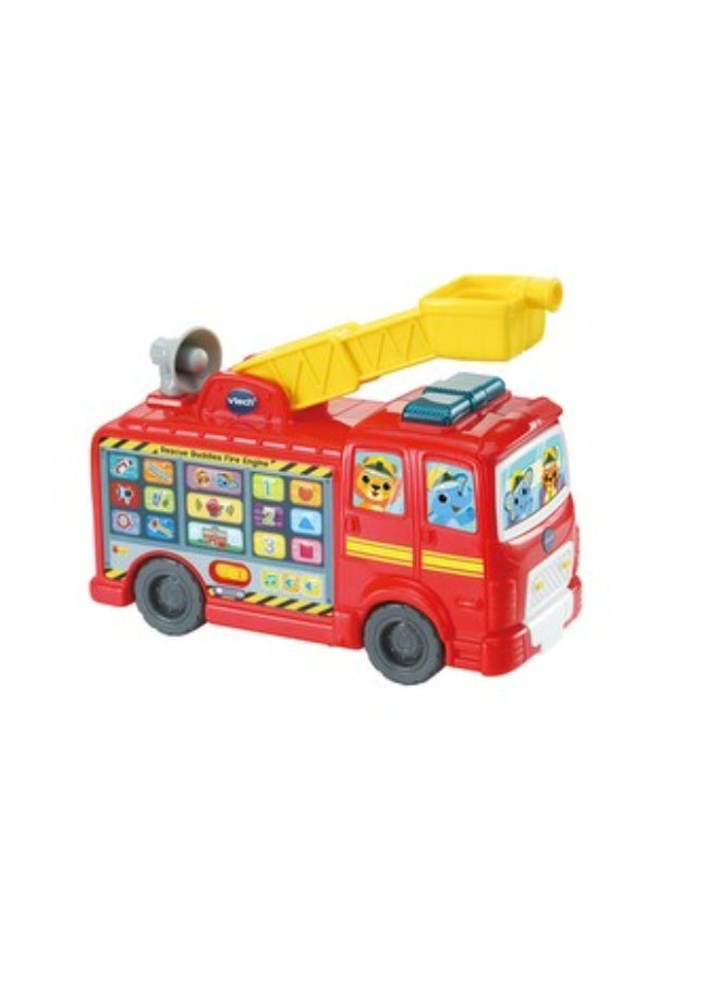 VTech Rescue Buddies Fire Engine, Songs & Learning Discovery Station, Easy-Touch Buttons, Ages 12–36 Months - Image 1