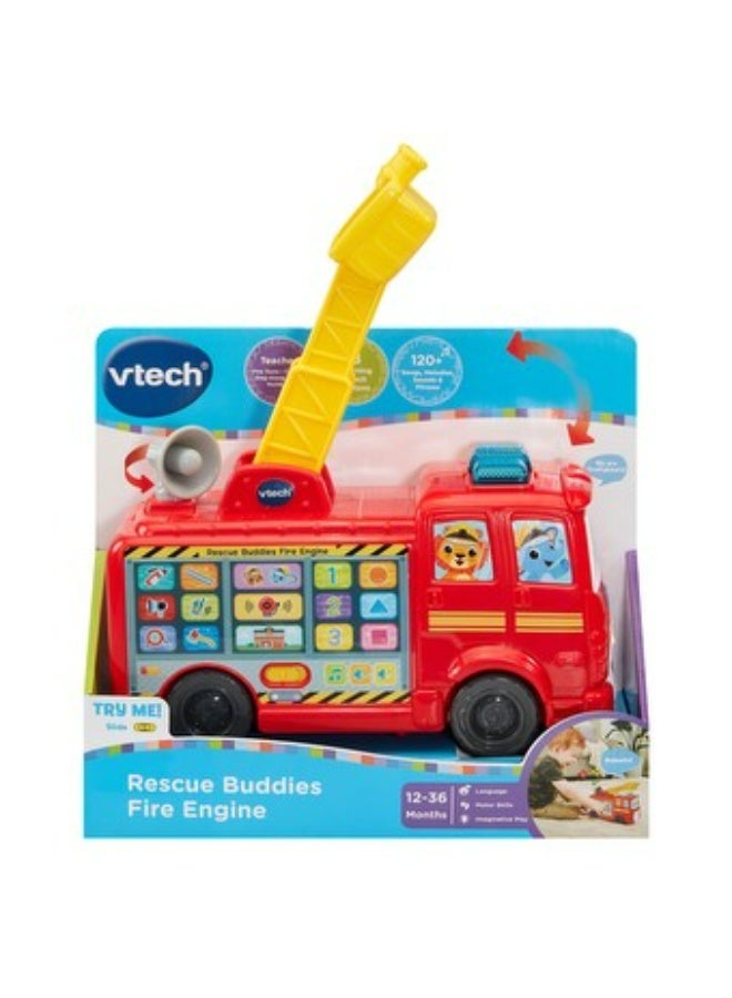 VTech Rescue Buddies Fire Engine, Songs & Learning Discovery Station, Easy-Touch Buttons, Ages 12–36 Months - Image 3