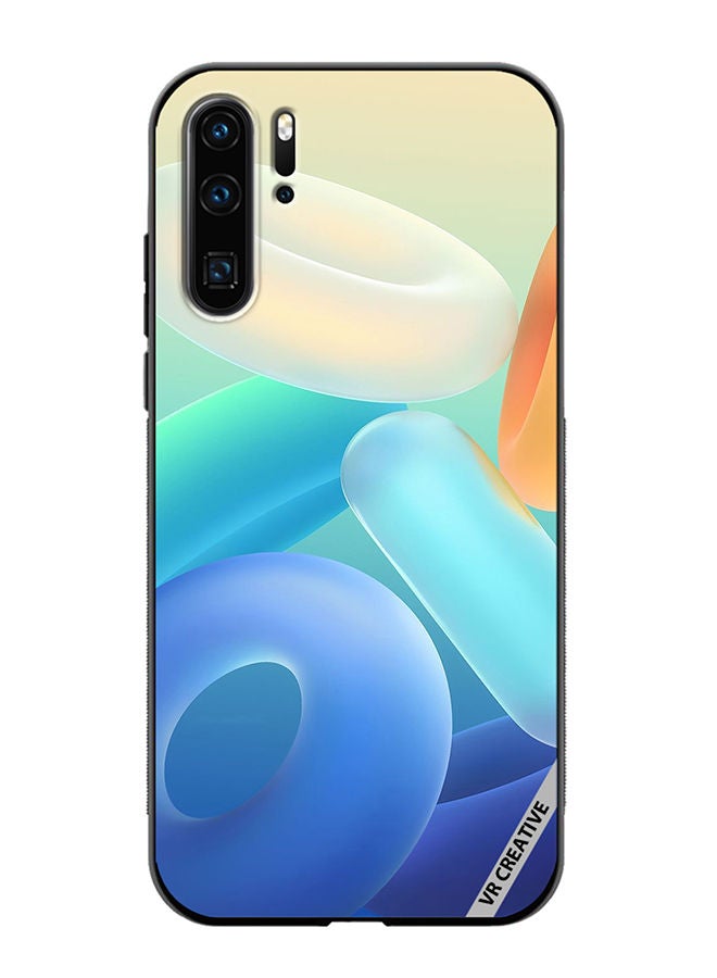 VR CREATIVE Protective Case Cover For Huawei P30 Pro Rings Design Multicolour - Image 1