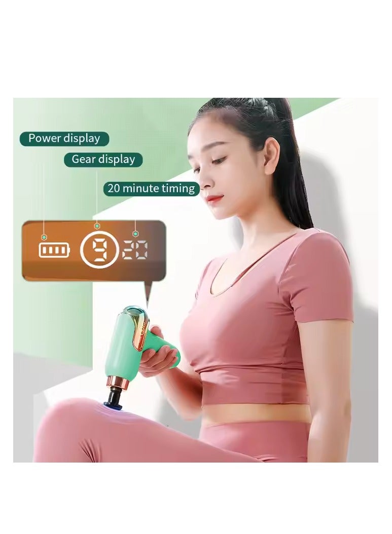 Mini High-Performance Massage Gun with Adjustable Intensity, Energy-Saving Lithium Battery, and Safe Switch Control – Perfect for Deep Tissue Relief and Muscle Recovery - Image 4