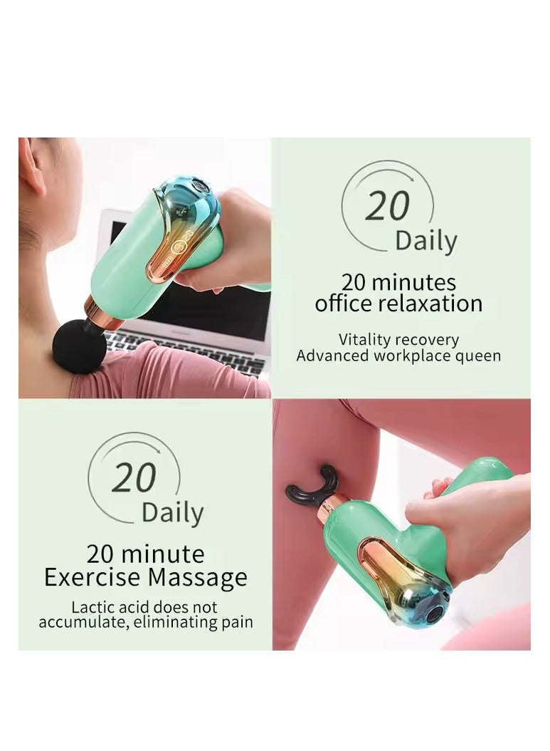Mini High-Performance Massage Gun with Adjustable Intensity, Energy-Saving Lithium Battery, and Safe Switch Control – Perfect for Deep Tissue Relief and Muscle Recovery - Image 2