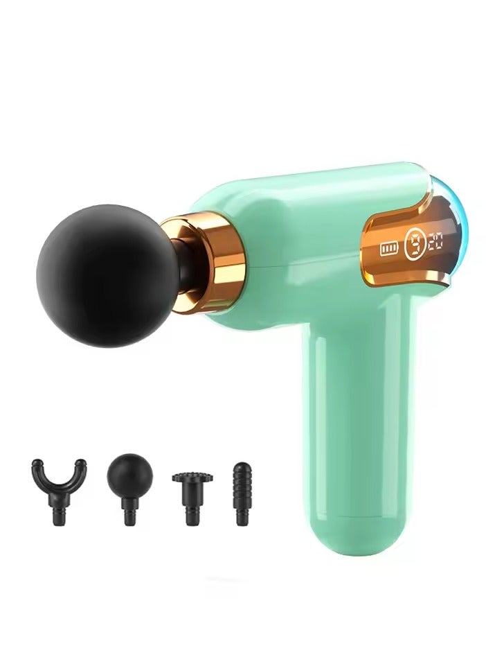 Mini High-Performance Massage Gun with Adjustable Intensity, Energy-Saving Lithium Battery, and Safe Switch Control – Perfect for Deep Tissue Relief and Muscle Recovery - Image 1