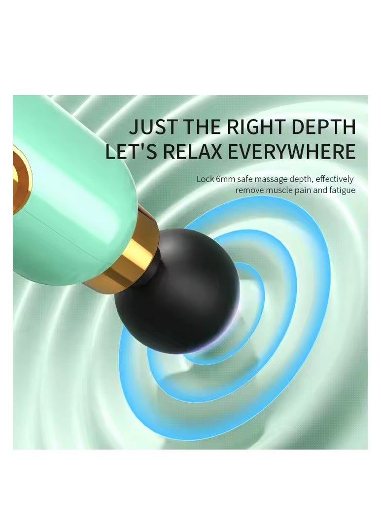 Mini High-Performance Massage Gun with Adjustable Intensity, Energy-Saving Lithium Battery, and Safe Switch Control – Perfect for Deep Tissue Relief and Muscle Recovery - Image 3