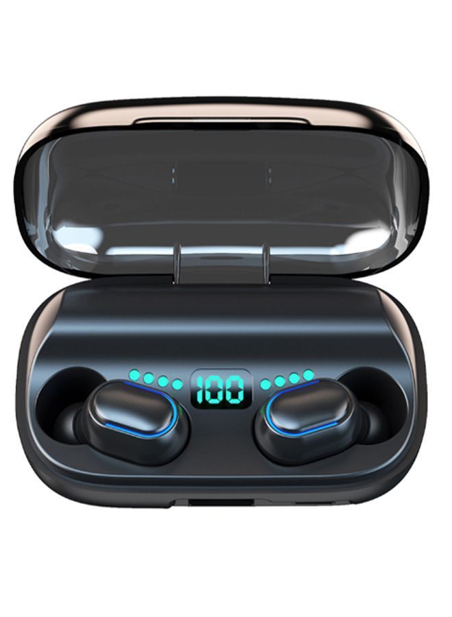 NIBEMINENT Bluetooth In-Ear Earbuds With Charging Case Black - Image 1