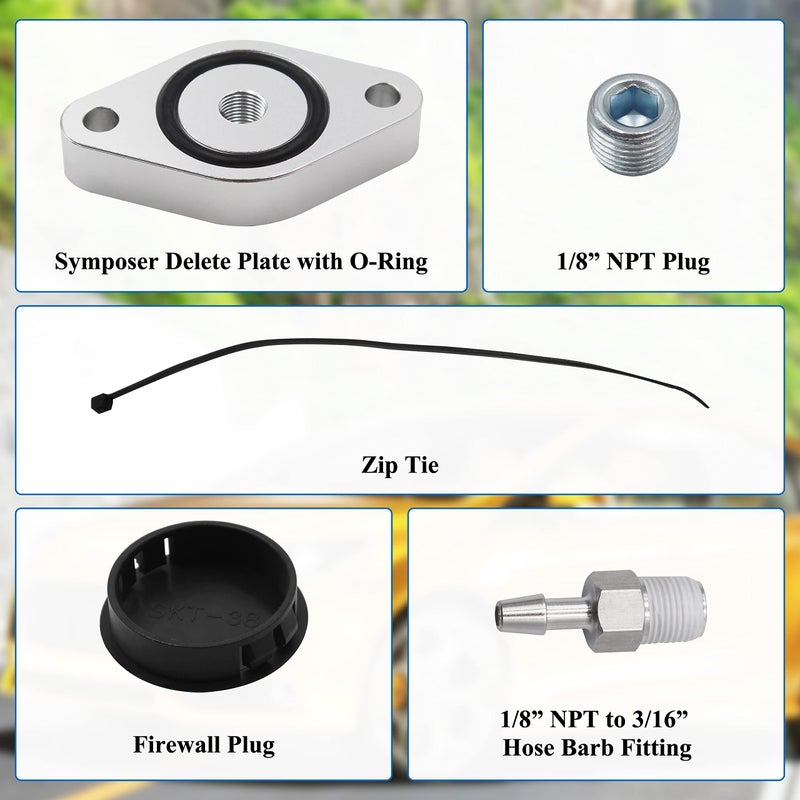 salangid 4-0300 Symposer Delete with Pressure Port,Compatible with 2013-2018 Ford Focus ST ST250 - Image 3