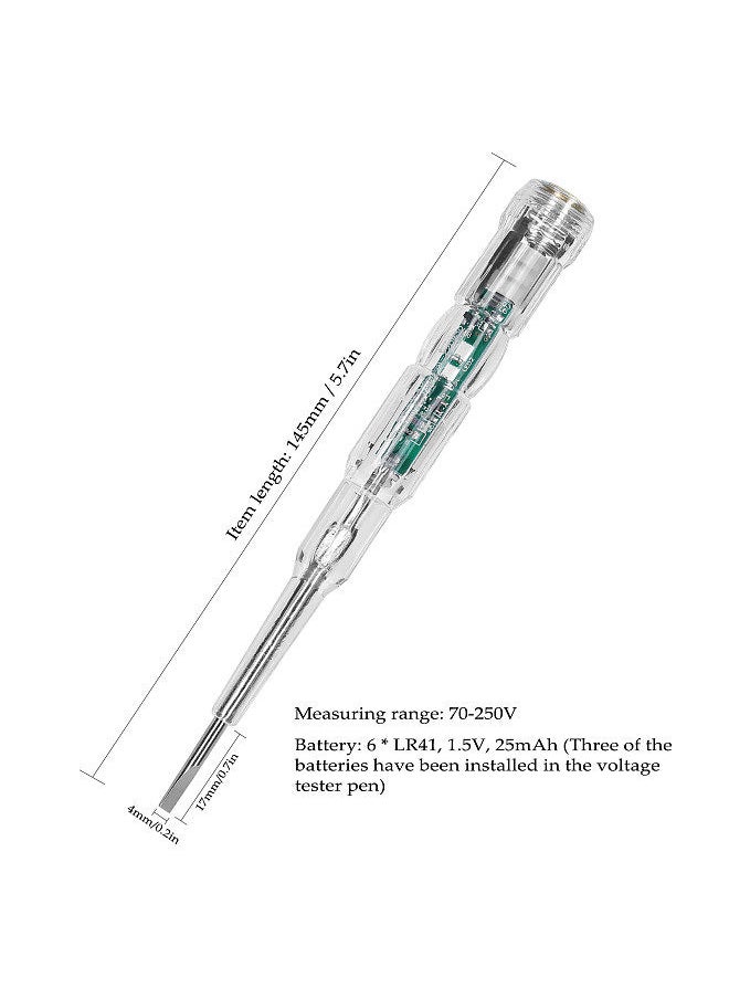 Generic Intelligent Voltage Tester Pen Kit Power Voltage Detector Electricity Detector Test Pencil  - Image 2