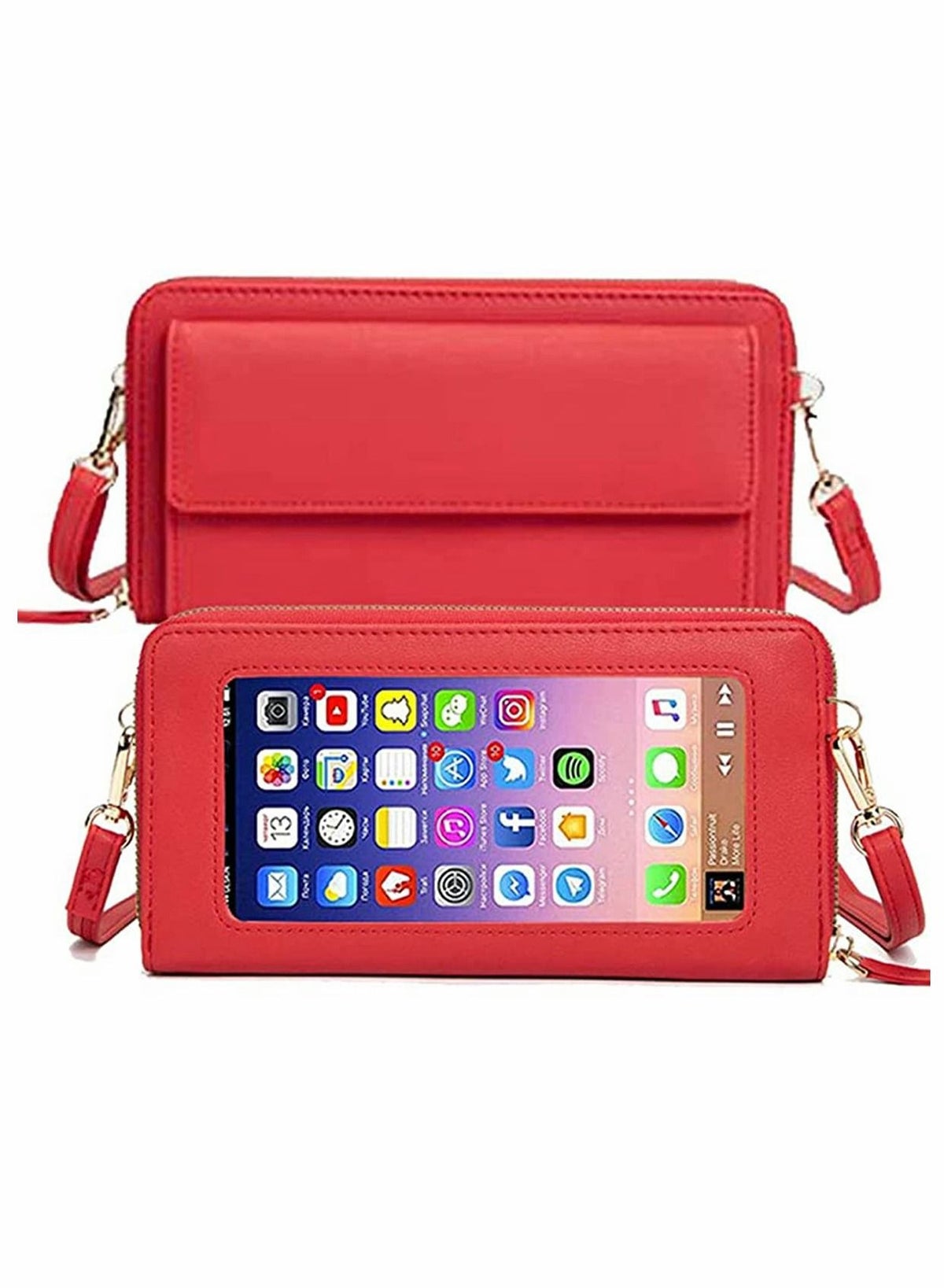 KASTWAVE Lightweight Crossbody Phone Bag, Small Shoulder Bag Cell