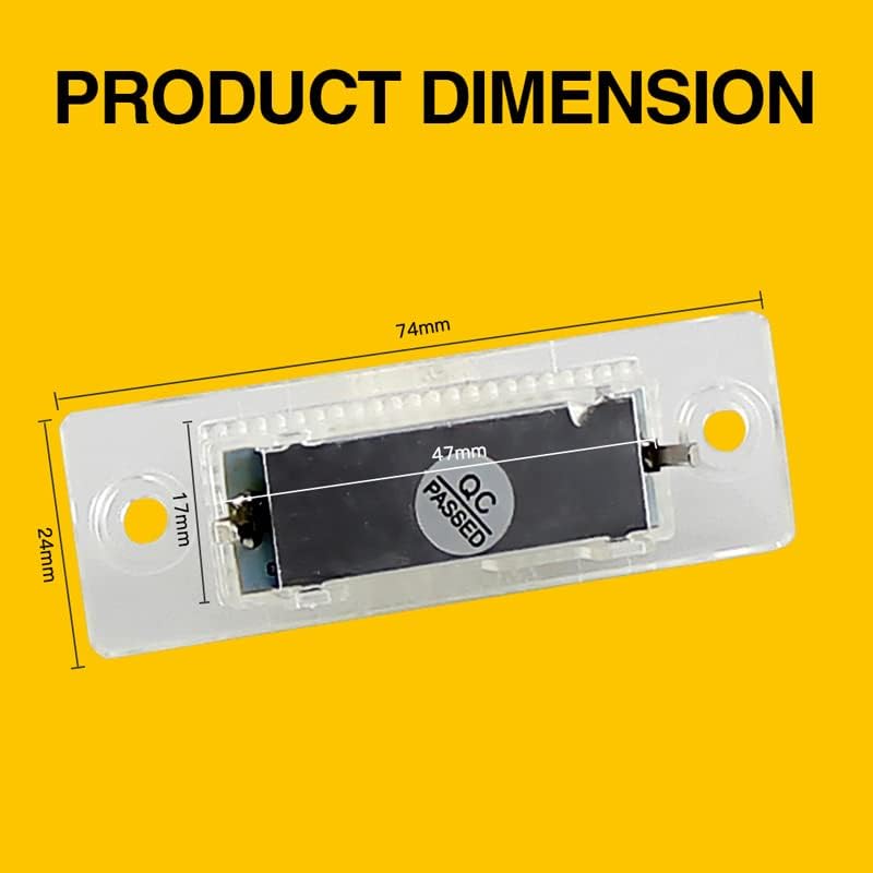 DEMULAX LED License Plate Light for VW Models - Image 2