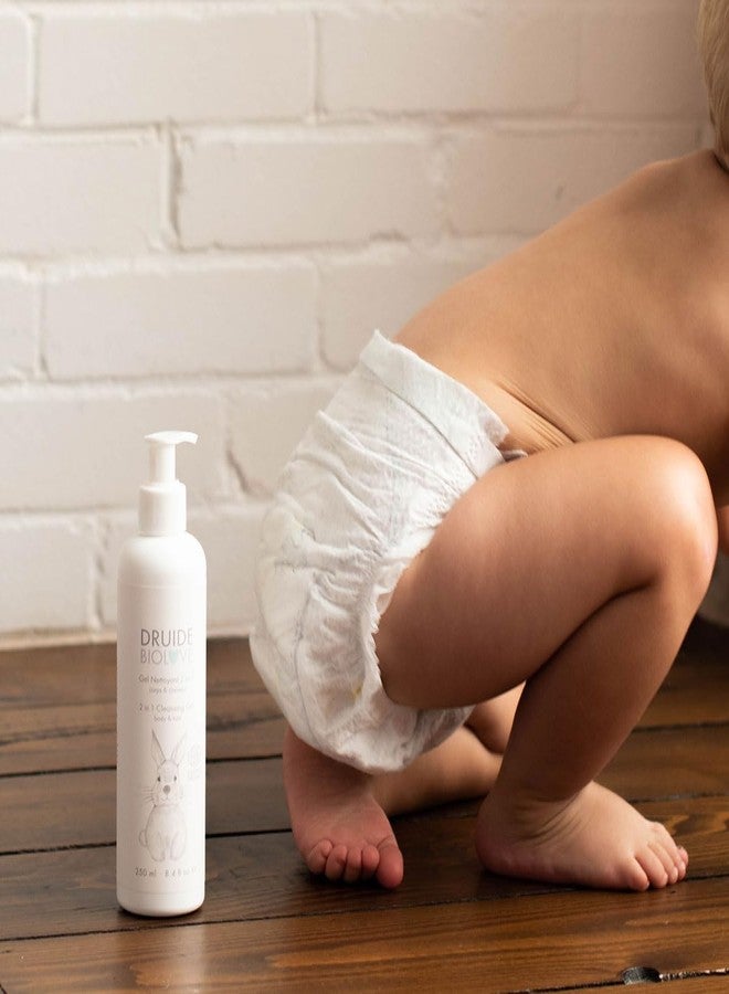 DRUIDE 2-in-1 Cleansing Gel Body Hair Care ,organic Baby Shampoo Clean Care & Wash, Sulfate-Free, For Children Prone to Eczema, 250 ml (8.4 oz Size Chamomile,Orange Star Anise Made in Canada - Image 3