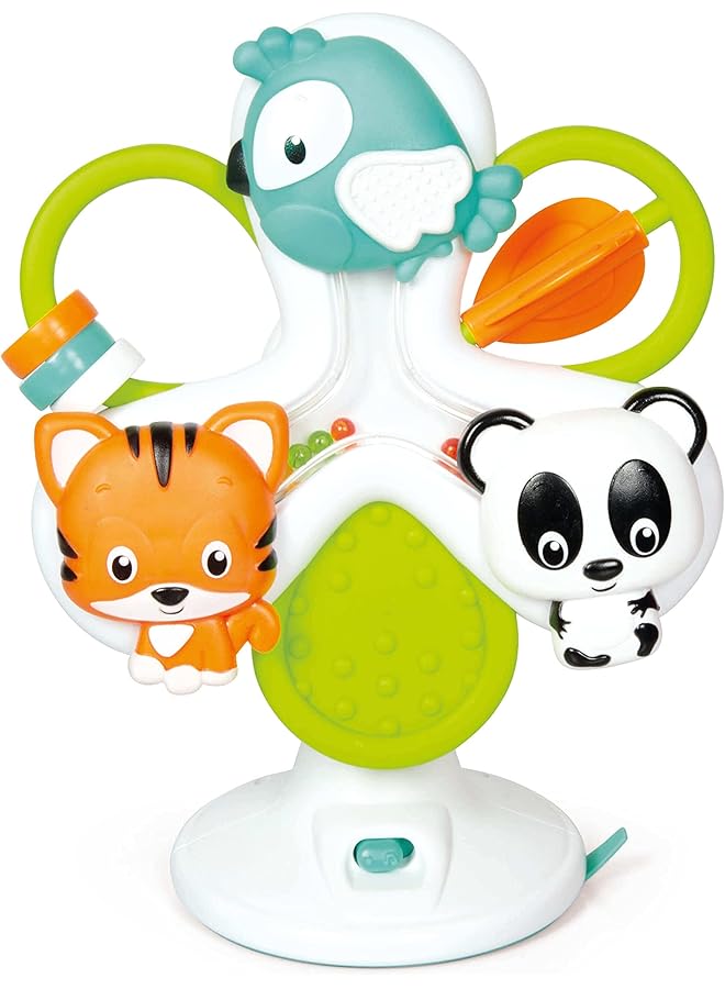 كلمينتوني عجلة دوارة للحيوانات مع موسيقى لعمر 6 أشهر فما فوق - Image 1