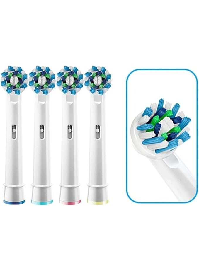 Electric Toothbrush Head 3D 4-Piece Replacement Brush Heads - Image 1