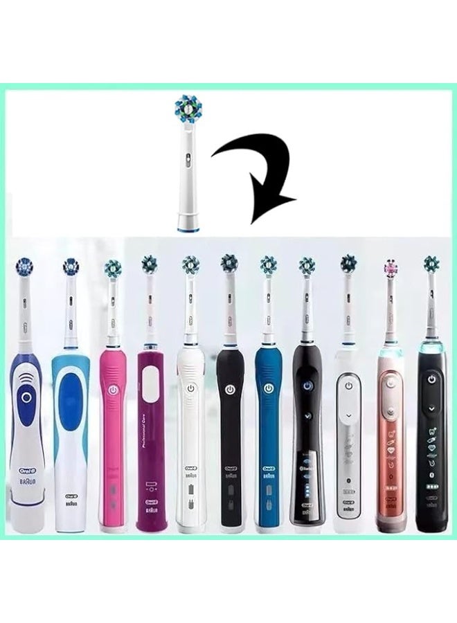 Electric Toothbrush Head 3D 4-Piece Replacement Brush Heads - Image 3