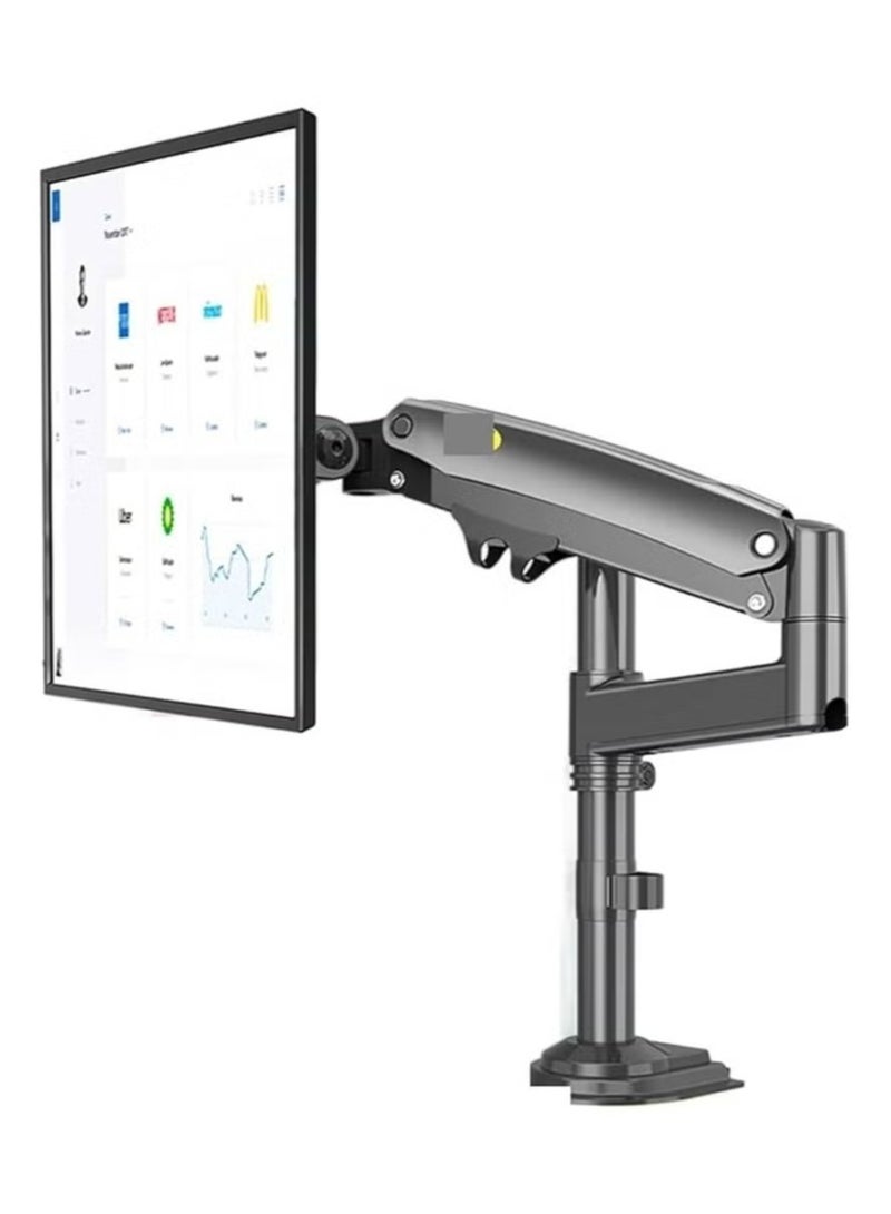 NB Monitor Desk Mount Stand Full Motion Swivel Monitor Arm - Adjustable Height, Tilt, Rotate & Swivel Functions - VESA Compatible for 17" to 32" Screens - Ergonomic Design, Space-Saving Desk Clamp Mount, Black - Image 2