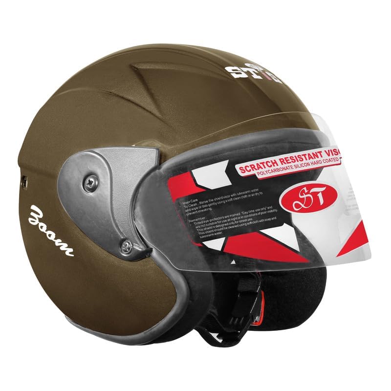 STISS Stylish Full Face Scooty and Motorbike Helmet || Scratch Resistance - Image 2
