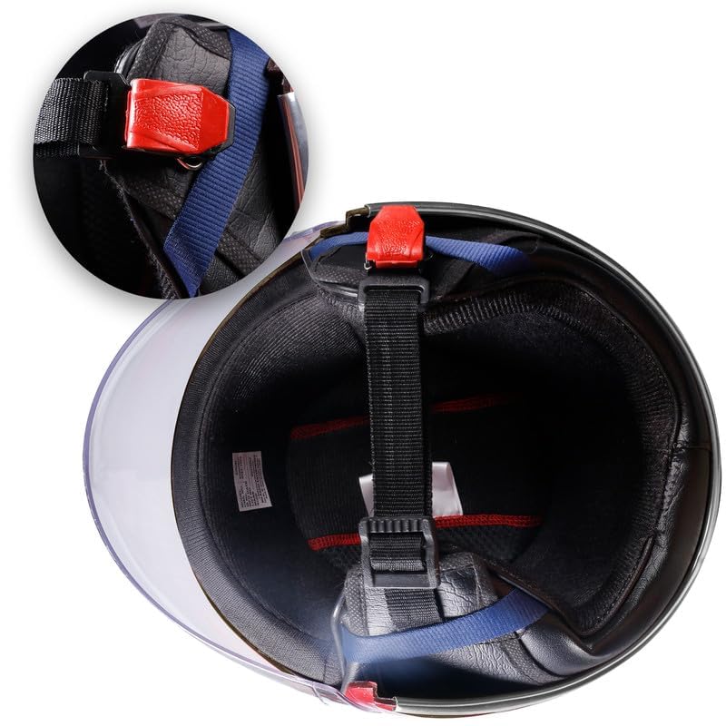 STISS Stylish Full Face Scooty and Motorbike Helmet || Scratch Resistance - Image 5
