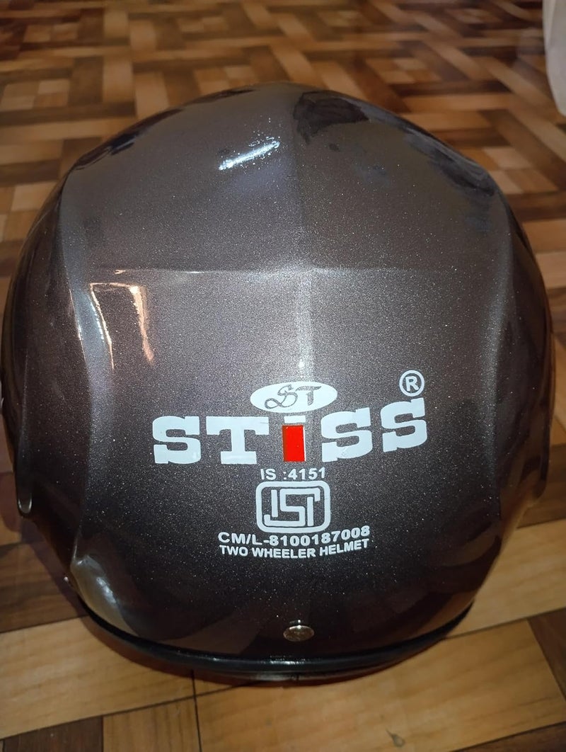 STISS Stylish Full Face Scooty and Motorbike Helmet || Scratch Resistance - Image 4