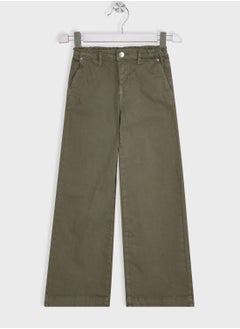 Kids Wide Cropped Trousers
