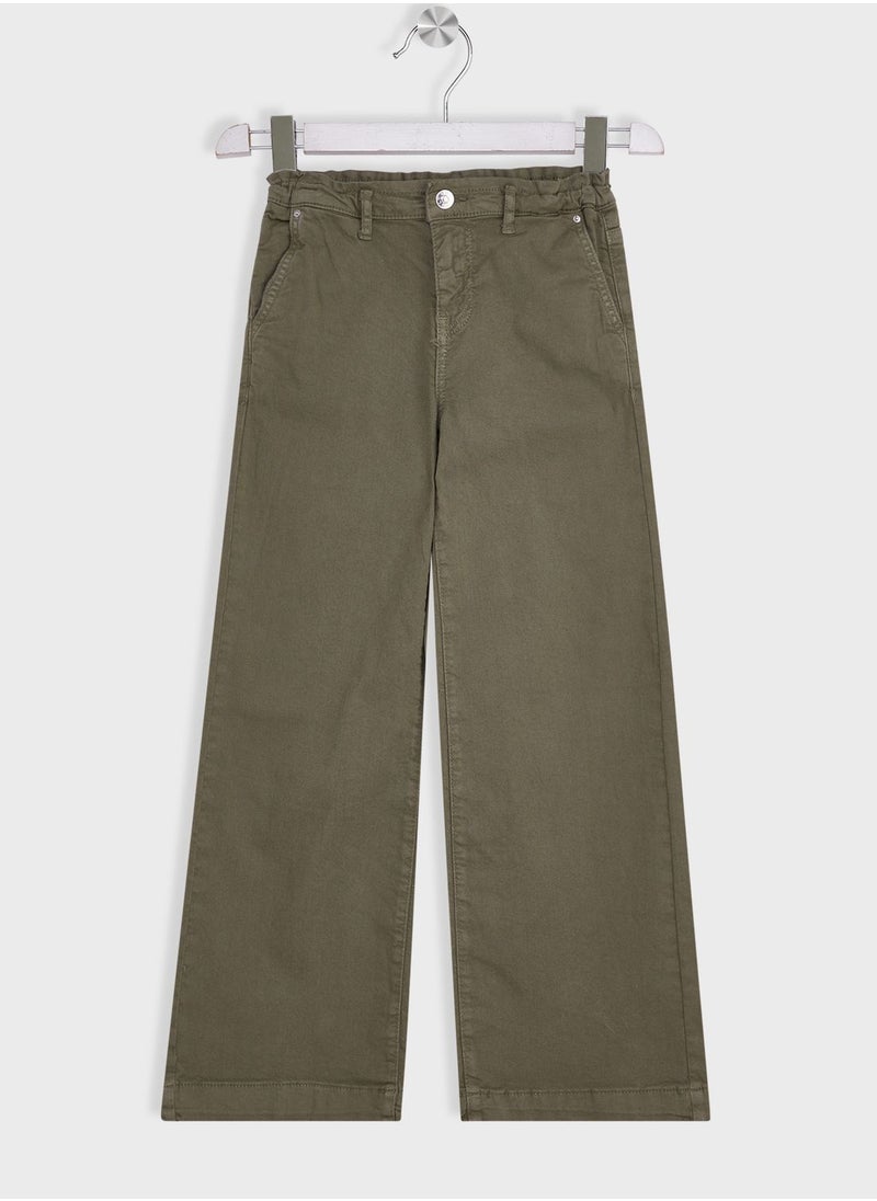 ONLY - Kids Wide Cropped Trousers - Image 1