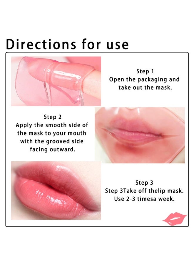 FAYANKOU Lip Mask 10 Pack, Moisturizing Lip Plumper Patch, Anti-Wrinkle and Exfoliating, Long-Lasting Hydration for Dry Chapped Lips, Overnight Lip Care, Multicolor - Image 5