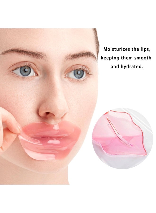 FAYANKOU Lip Mask 10 Pack, Moisturizing Lip Plumper Patch, Anti-Wrinkle and Exfoliating, Long-Lasting Hydration for Dry Chapped Lips, Overnight Lip Care, Multicolor - Image 3