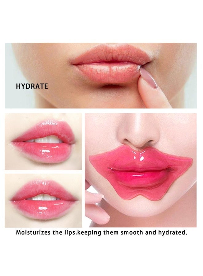 FAYANKOU Lip Mask 10 Pack, Moisturizing Lip Plumper Patch, Anti-Wrinkle and Exfoliating, Long-Lasting Hydration for Dry Chapped Lips, Overnight Lip Care, Multicolor - Image 2