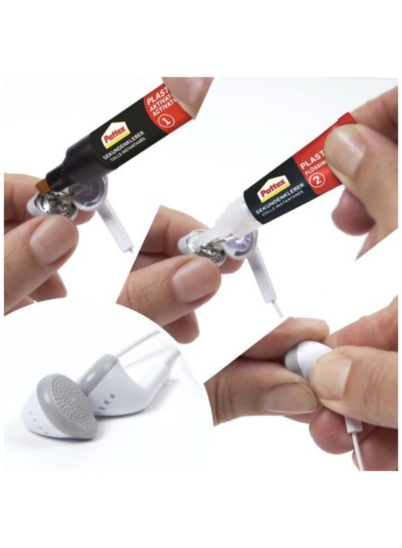 باتكس سوبر جلو للبلاستيك 2 جرام + 4 مل - Image 4