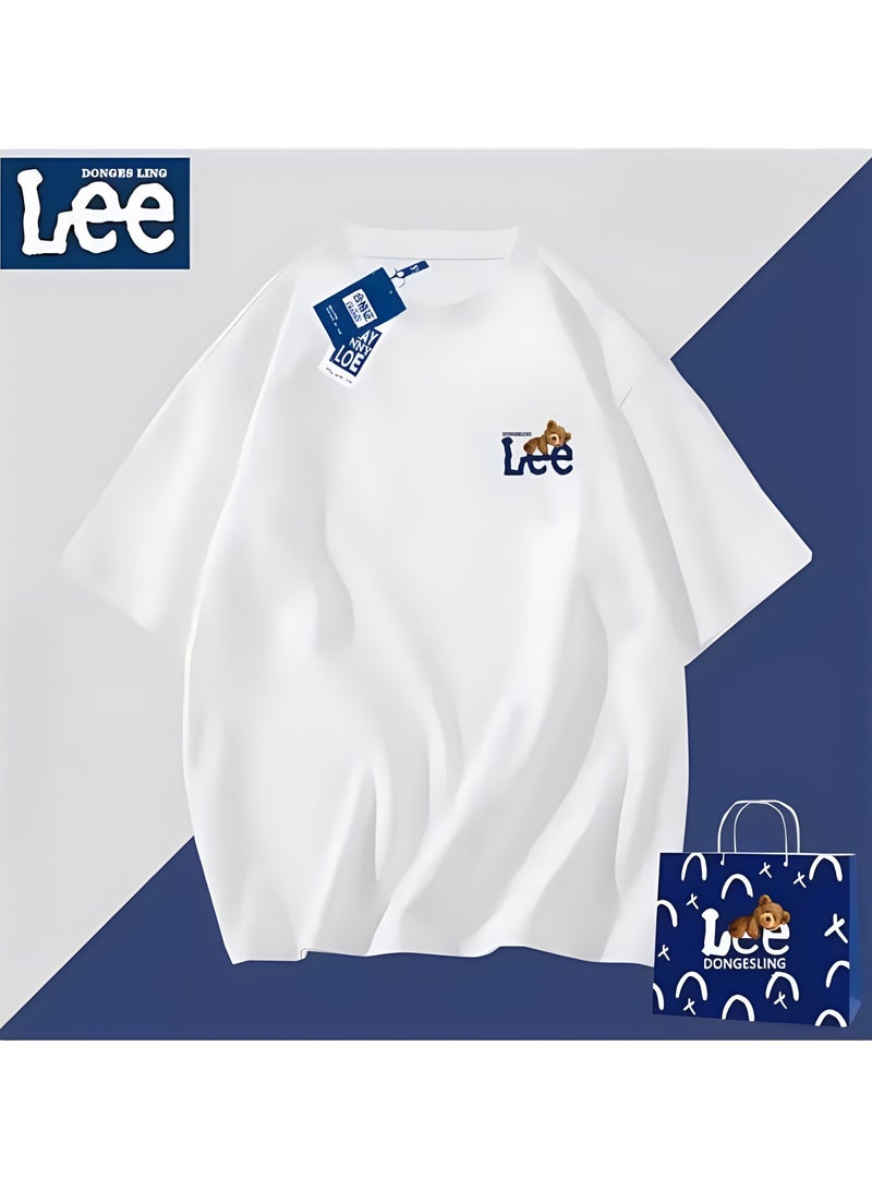LEE New Fashionable Casual LEE Co Branded T-shirt