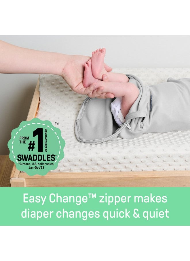 SwaddleMe - SwaddleMe by Ingenuity Easy Change Swaddle - Size Small/Medium, 0-3 Months, 1-Pack (Ikat Geo) - Image 1