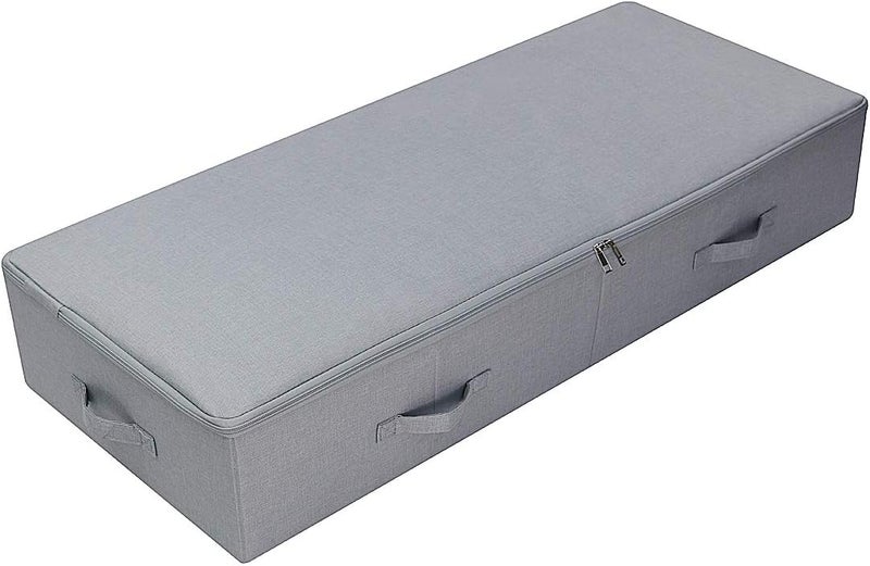 صندوق تخزين تحت السرير بحجم جامبو من Iwill CREATE PRO - 100x43x18 سم، رمادي فاتح - Image 1