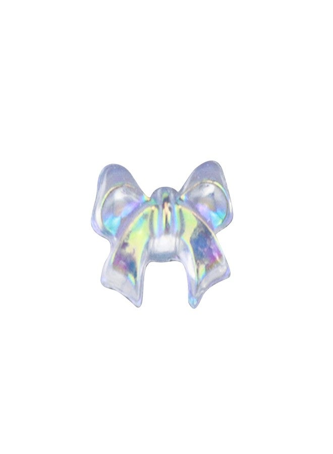 Nicerity Clear Bow Knot Shape Nail Art Charms,100pcs - Image 2