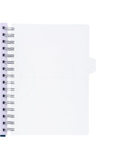 HQ A4 Size Three Subject Spiral Notebook 200 Pages Purple  - Image 3