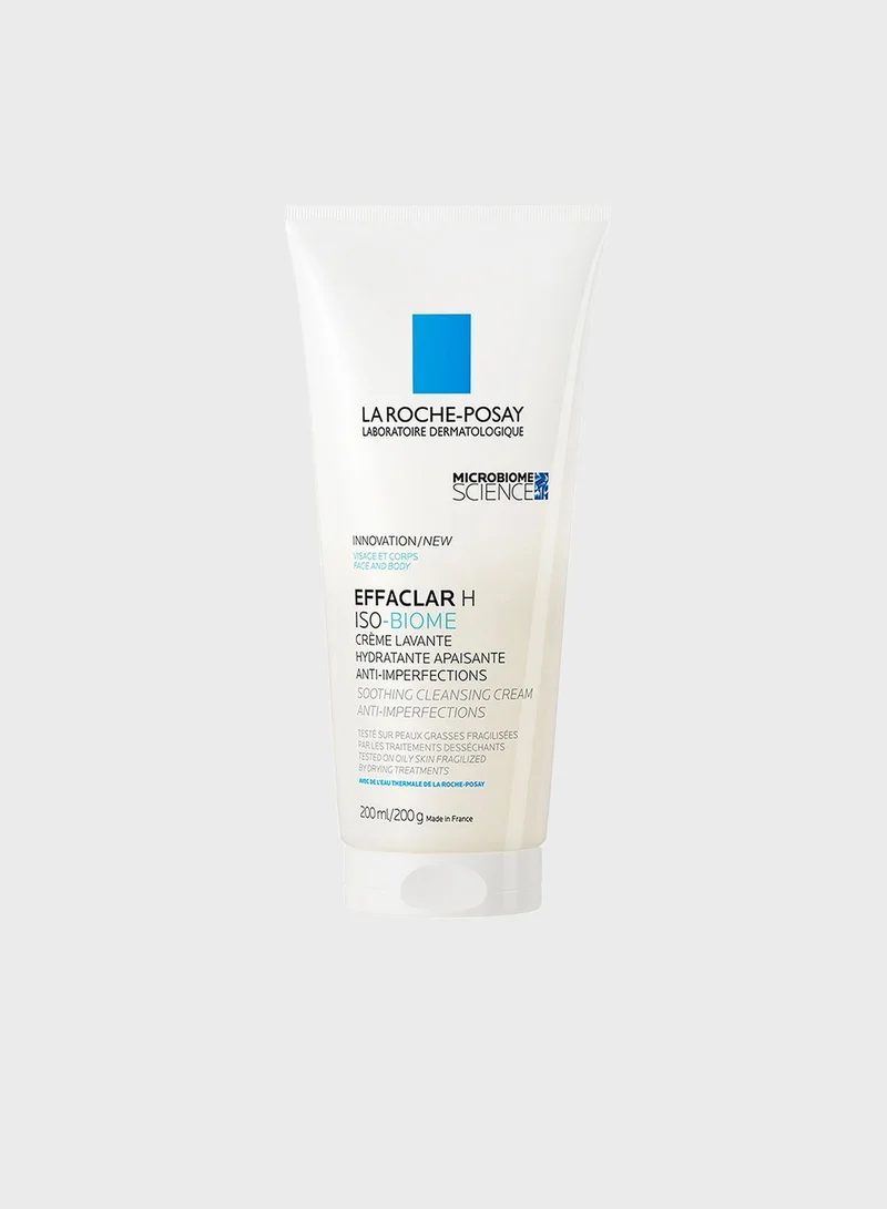 LA ROCHE-POSAY Effaclar H Isobiome Hydrating Cleansing Cream for oily, and acne prone skin 200ml