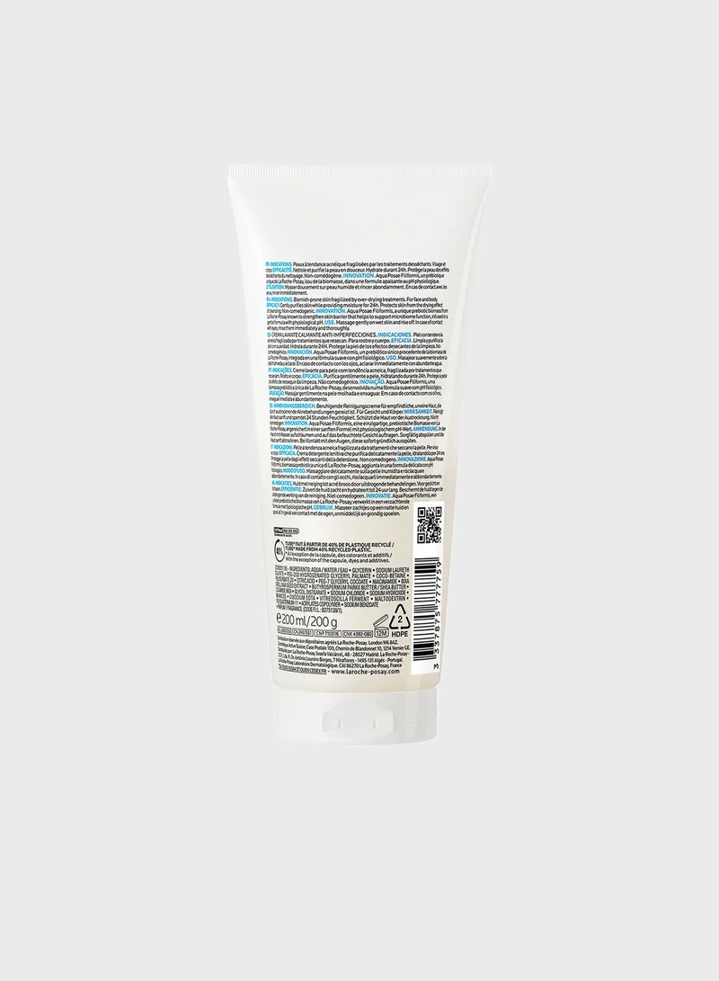 LA ROCHE-POSAY Effaclar H Isobiome Hydrating Cleansing Cream for oily, and acne prone skin 200ml