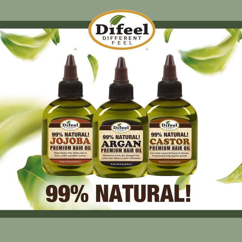 Difeel 99% Natural Peppermint Premium Hair Oil - 75ml - Image 5