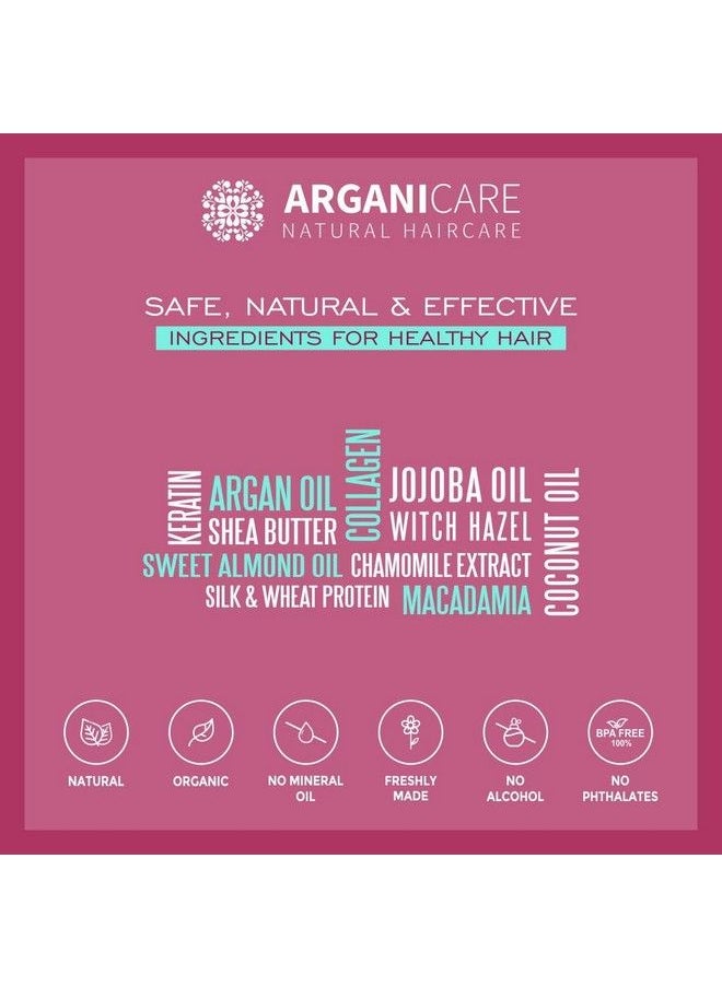 Arganicare Professional Keratin Nourishing Hair Masque With Certified Organic Argan Oil For Dry And Damaged Hair 500Ml  - Image 5